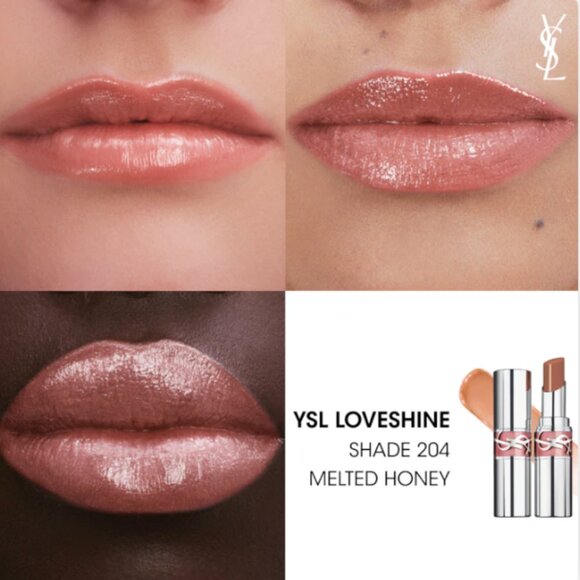 Yves Saint Laurent Loveshine Lipstick | 204 Melted Honey | NEW MAKEUP - Picture 4 of 4